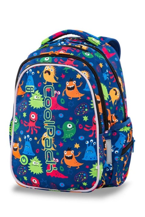 COOLPACK - JOY M - PLECAK MŁODZIEŻOWY - LED FUNNY MONSTERS COOLPACK - JOY M - PLECAK MŁODZIEŻOWY - LED FUNNY MONSTERS