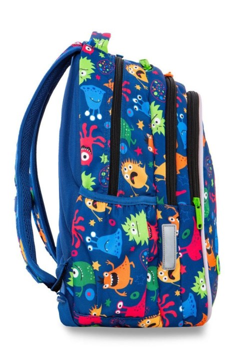 COOLPACK - JOY M - PLECAK MŁODZIEŻOWY - LED FUNNY MONSTERS COOLPACK - JOY M - PLECAK MŁODZIEŻOWY - LED FUNNY MONSTERS
