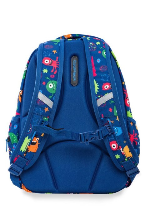COOLPACK - JOY M - PLECAK MŁODZIEŻOWY - LED FUNNY MONSTERS COOLPACK - JOY M - PLECAK MŁODZIEŻOWY - LED FUNNY MONSTERS