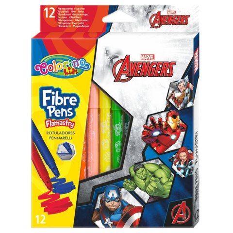 DISNEY COLORINO - FLAMASTRY 12 KOL - AVENGERS DISNEY COLORINO - FLAMASTRY 12 KOL - AVENGERS