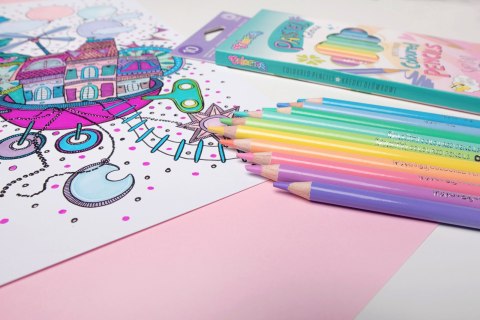 Colorino pastel kredki ołówkowe okrągłe 10 kolorów
