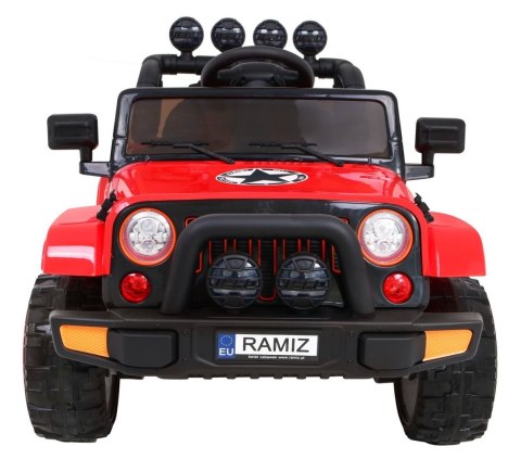 Auto Terenowe Full Time 4WD dla dzieci Czerwony + Napęd 4x4 + Pilot + Audio LED + Schowek Auto Terenowe Full Time 4WD dla dzieci Czerwony + Napęd 4x4 + Pilot + Audio LED + Schowek