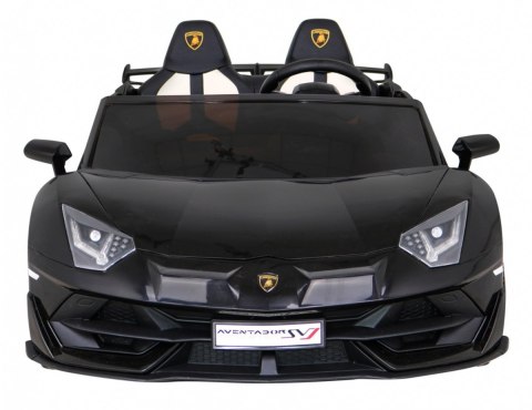 Lamborghini SVJ DRIFT dla 2 dzieci Czarny + Funkcja driftu + Pilot + MP3 LED + Wolny Start Lamborghini SVJ DRIFT dla 2 dzieci Czarny + Funkcja driftu + Pilot + MP3 LED + Wolny Start
