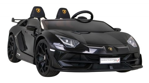 Lamborghini SVJ DRIFT dla 2 dzieci Czarny + Funkcja driftu + Pilot + MP3 LED + Wolny Start Lamborghini SVJ DRIFT dla 2 dzieci Czarny + Funkcja driftu + Pilot + MP3 LED + Wolny Start