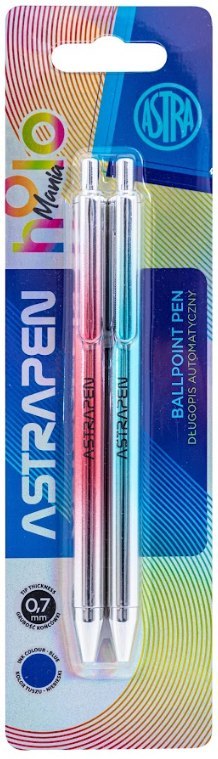 Długopis automatyczny 0.5 mm ASTRAPEN HOLOmania - 2 szt. blister Długopis automatyczny 0.5 mm ASTRAPEN HOLOmania - 2 szt. blister