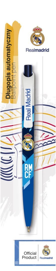Długopis automatyczny 0,7 mm RM-155 REAL MADRID - 1 szt. blister