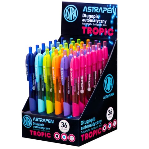 Długopis automatyczny trójkątny z gumowym uchwytem ASTRAPEN Tropic 1 szt Długopis automatyczny trójkątny z gumowym uchwytem ASTRAPEN Tropic 1 szt