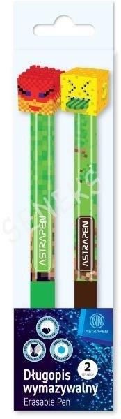 Długopis automatyczny wymazywalny 0,5mm ASTRAPEN Oops! Pixel One - 2 szt.