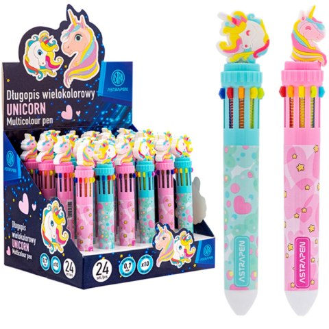 Długopis wielokolorowy 10w1 ASTRAPEN PASTEL LINE Jednorożec 1 szt Długopis wielokolorowy 10w1 ASTRAPEN PASTEL LINE Jednorożec 1 szt