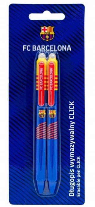 Długopis wymazywalny automatyczny 0,5 mm FC BARCELONA - 2 szt. blister