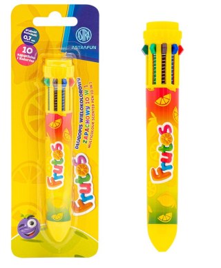 Długopis zapachowy wielokolorowy 10w1 ASTRA FRUTOS - 1 szt. blister