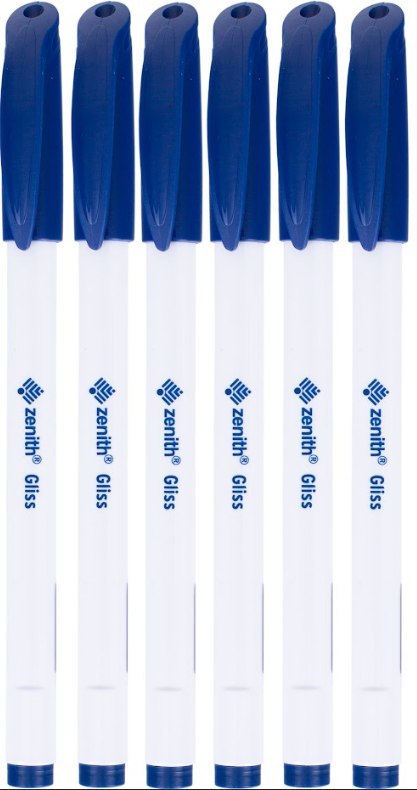Długopis ze skuwką 0,5 mm ZENITH GLISS niebieski - 6 szt. opp bag Długopis ze skuwką 0,5 mm ZENITH GLISS niebieski - 6 szt. opp bag