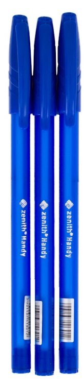 Długopis ze skuwką 0,7 mm ZENITH HANDY niebieski - 3 szt. opp bag Długopis ze skuwką 0,7 mm ZENITH HANDY niebieski - 3 szt. opp bag