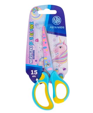 Nożyczki szkolne z ergonomicznym uchwytem 150 mm - Unicorn - 1 szt. blister