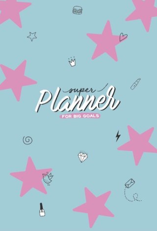 Brulion A5 kropka+linia+bez zadruku 96k, "Super Planner"