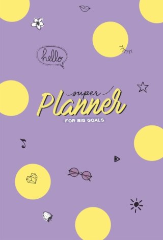 Brulion A5 kropka+linia+bez zadruku 96k, "Super Planner"