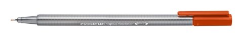Cienkopis triplus, trójkątny, 0.3 mm, pomarańcz kalahari, Staedtler Cienkopis triplus, trójkątny, 0.3 mm, pomarańcz kalahari, Staedtler
