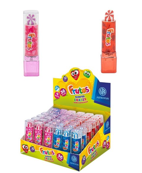 Gumka zapachowa w kształcie szminki ASTRA FRUTOS - 1 szt. Gumka zapachowa w kształcie szminki ASTRA FRUTOS - 1 szt.