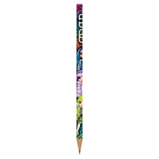 Ołówki grafitowe trójkątne HB z gumką Rainbow High - 1 szt.