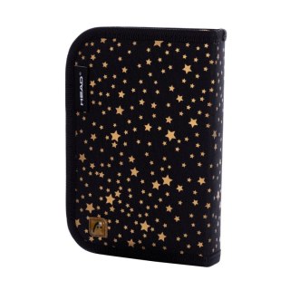 Piórnik pojedynczy dwuklapkowy bez wyposażenia HEAD GOLDEN MIDNIGHT SKY AC1