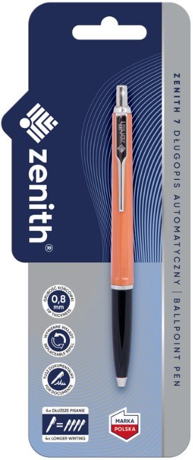 Długopis automatyczny 0,8 mm ZENITH 7 METALLIC mix kolorów - 1 szt. blister