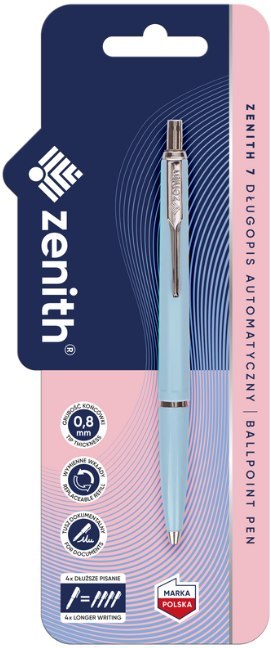 Długopis automatyczny 0,8 mm ZENITH 7 PASTEL - 1 szt. blister