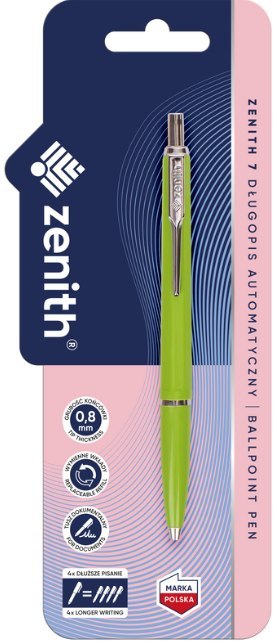 Długopis automatyczny 0,8 mm ZENITH 7 PASTEL - 1 szt. blister Długopis automatyczny 0,8 mm ZENITH 7 PASTEL - 1 szt. blister