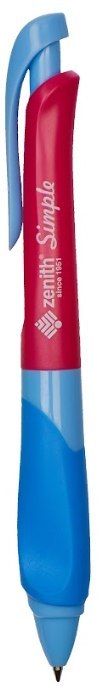 Długopis automatyczny z gumowym uchwytem 0,7 mm ZENITH PRAXIS mix kol- 1szt Długopis automatyczny z gumowym uchwytem 0,7 mm ZENITH PRAXIS mix kol- 1szt