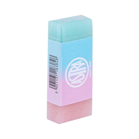 Gumka dwukolorowa pastelowa ASTRA Pastel Line - 1 szt.