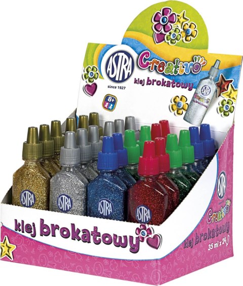 Klej brokatowy Creativo ASTRA 35 ml - 1 szt Klej brokatowy Creativo ASTRA 35 ml - 1 szt