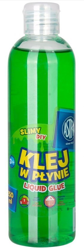 Klej w płynie transparentny ASTRA 250 ml - zielony