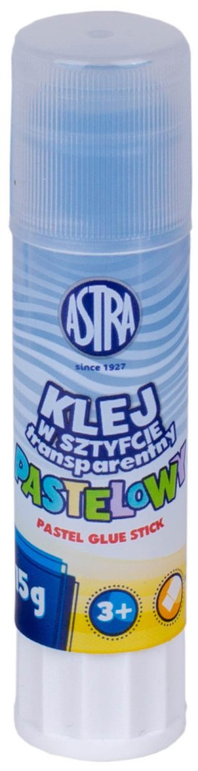Klej w sztyfcie transparentny PVP ASTRA Pastel Line 15 g - 1 szt