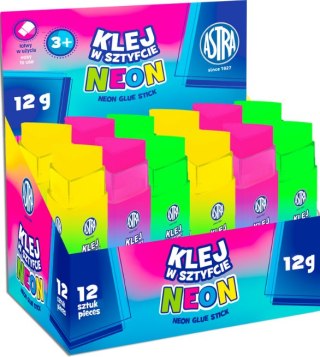Klej w sztyfcie trójk. PVP ASTRA NEON 12 g - 1 szt