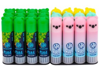 Klej w sztyfcie zwierzątka PVA ASTRA Mix Pixel/Pastel 15 g - 1 szt