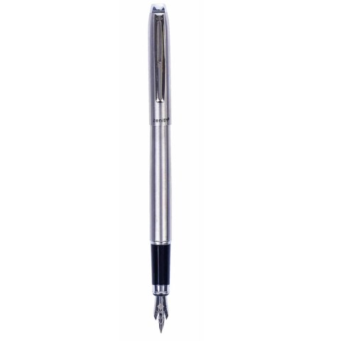 Komplet ZENITH SILVER - Pióro wieczne + Długopis w etui Komplet ZENITH SILVER - Pióro wieczne + Długopis w etui