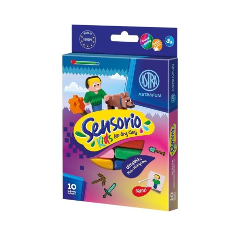 Lekka masa plastyczna ASTRAFUN Sensorio Kids Pixel - 10 kol Lekka masa plastyczna ASTRAFUN Sensorio Kids Pixel - 10 kol