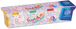 Masa plastyczna Jednorożec Frutolina ASTRAFUN 4 szt x 100 g
