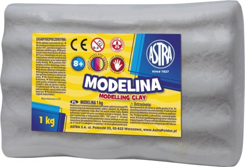 Modelina Astra 1 kg popielata Modelina Astra 1 kg popielata