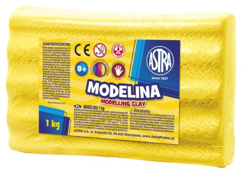 Modelina Astra 1 kg żółta Modelina Astra 1 kg żółta