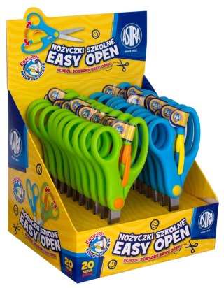 Nożyczki szkolne 13 cm z odbojnikiem Easy Open ASTRA - 1 szt
