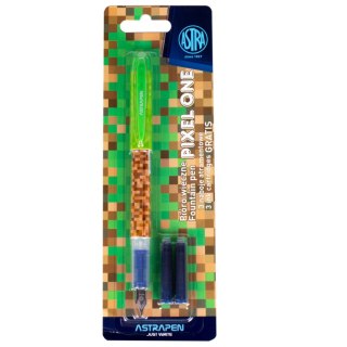 Pióro wieczne młodzieżowe ASTRAPEN Pixel One + 3 naboje atramentowe blister
