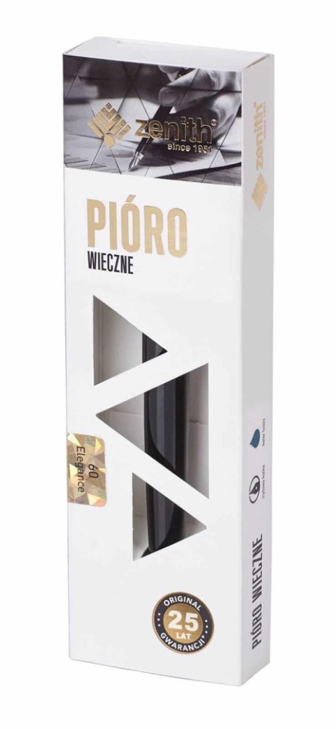 Pióro wieczne stalowe ZENITH 60 CLASSIC BLACK w etui - 1 szt.