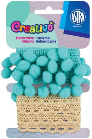 Tasiemki dekoracyjne Creativo - Eklektyczny lazur