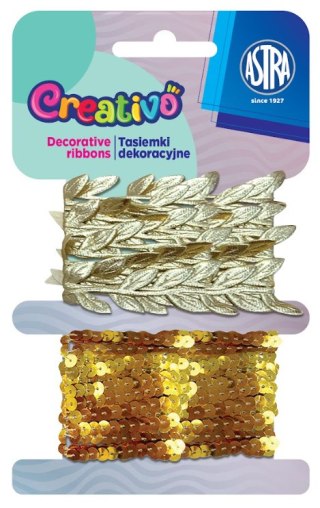 Tasiemki dekoracyjne Creativo - Złote cesarstwo