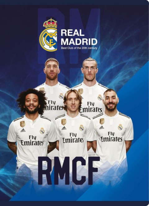 Zeszyt MO A5 16k kratka Real Madrid 5 Zeszyt MO A5 16k kratka Real Madrid 5
