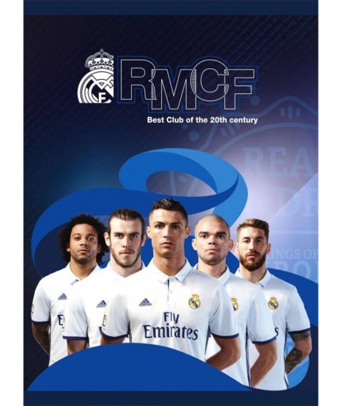 Zeszyt MO A5 16k trzy linie kolor R.Madrid3 Zeszyt MO A5 16k trzy linie kolor R.Madrid3
