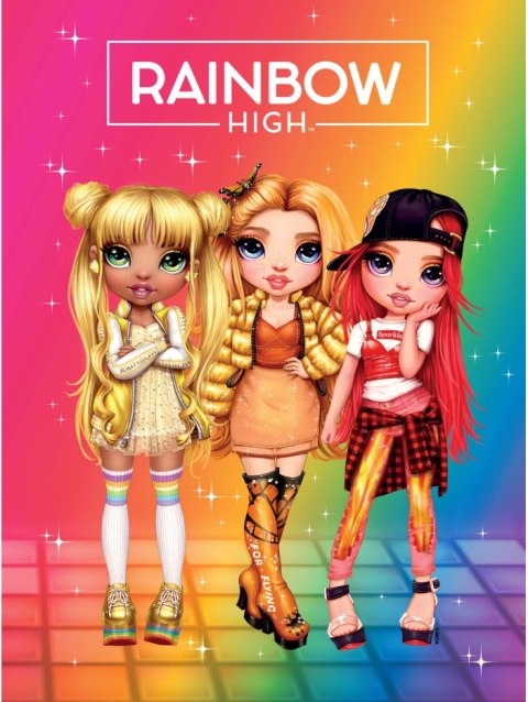Zeszyt MO A5 16k trzy linie kolor RAINBOW HIGH Zeszyt MO A5 16k trzy linie kolor RAINBOW HIGH