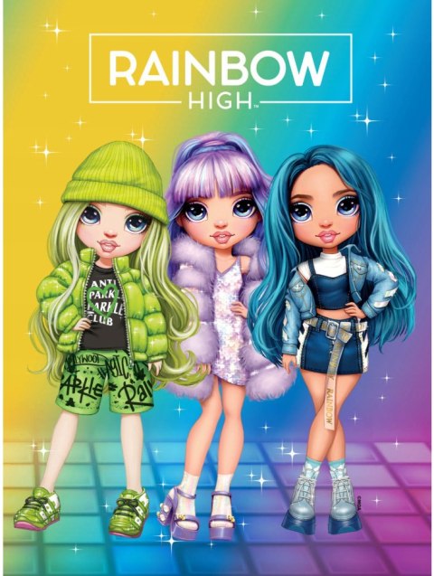 Zeszyt MO A5 16k trzy linie kolor RAINBOW HIGH Zeszyt MO A5 16k trzy linie kolor RAINBOW HIGH