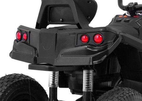 Quad ATV Air na akumulator dla dzieci Czarny + Koła pompowane + Radio MP3 + Wolny Start Quad ATV Air na akumulator dla dzieci Czarny + Koła pompowane + Radio MP3 + Wolny Start