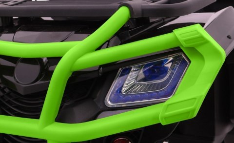 Quad XL ATV 2,4GHz na akumulator dla dzieci Czarno-Zielony + Pilot + Napęd 4x4 + Bagażnik + Wolny Start + EVA + Audio LED Quad XL ATV 2,4GHz na akumulator dla dzieci Czarno-Zielony + Pilot + Napęd 4x4 + Bagażnik + Wolny Start + EVA + Audio LED